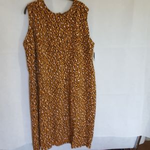 Old Navy Leopard Print Knit Dress, Size 4X